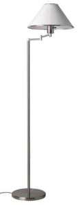 Satin Nickel Swing Arm Floor Lamp TL-AF-8008 by Boston Harbor Best Price