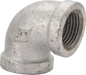 1 1/2 By 1 Galvanized 90 Degree Elbow PPG90R-40X25 by Worldwide Sourcing Best Price