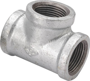 1 1/2 By 1 1/4 Galvanized Tee PPG130R-40X32 by Worldwide Sourcing Best Price