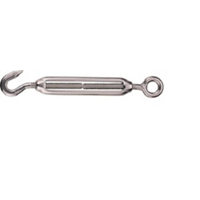 1/4 By 7 1/2 Inch Stainless Steel Eye Hook Turnbuckle LR-336S by Mintcraft