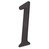 4 Inches House Number #1 Black N-011 by Mintcraft