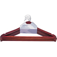 HomeBasix Clothes Hanger Mahogany 5 Piece HEA00040G by HomeBasix