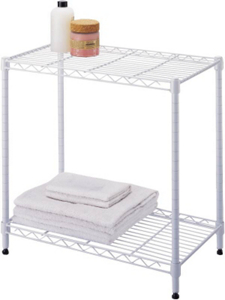 2 Shelf Stacker White SS-120-02-EC by HomeBasix Best Price