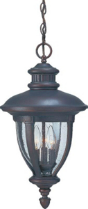 3 Light Outdoor Pendant Lantern Dual Ceiling Mount Redwood Rust BRT-BLR1703M by Boston Harbor Best Price