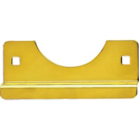 2 1/2 Inch L By 6 Inch L Latch Guard Polished Brass HSH-011 by Mintcraft