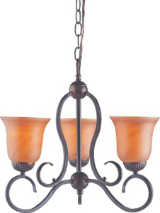 Three Light Chandelier Antique Bronze A2240-5 by Boston Harbor Best Price