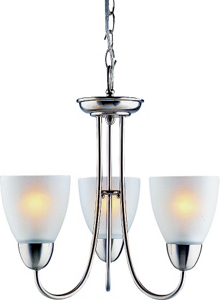 Three Light Chandelier Brushed Nickel A2242-5 by Boston Harbor Best Price