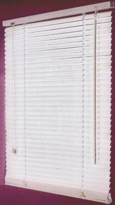 27 Inch Wx64 Inch H 2 Inch Faux Wood Blinds FWB-27X64 by HomeBasix Best Price