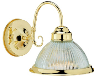 Polished Brass 1 Light Wall Sconce SD1001-PB by Boston Harbor Best Price