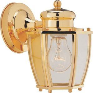 Polished Brass 1 Light Wall Lantern HV-66961-PB by Boston Harbor Best Price