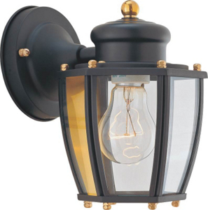 Black 1 Light Wall Lantern HV-66961-BK by Boston Harbor Best Price
