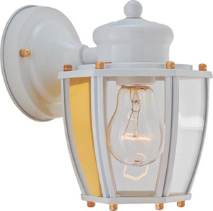 White 1 Light Wall Lantern HV-66961-WH by Boston Harbor Best Price