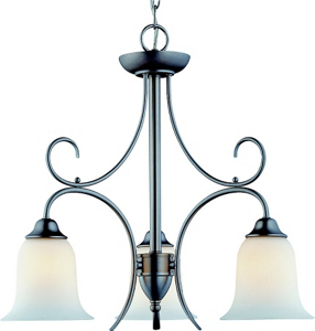 Pewter 3 Light Chandelier S7-3C by Boston Harbor Best Price