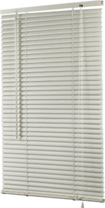 25 Inch Wx64h Inch Alb Vinyl Mini Blind MBV-25X64-A by HomeBasix Best Price