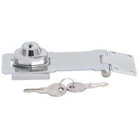 4 1/2 Inch Chrm Keyed Safety Hasp 807356-BC3L by Mintcraft