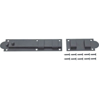 Black On Stainless Steel Shutter Slide Bolt SH-S103L by Mintcraft