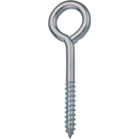 1/4 By 3 3/4 Inch Stainless Steel Large Eye Bolt LR-551S3L by Mintcraft