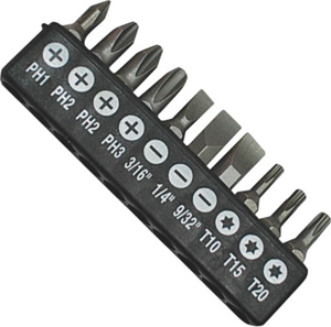 10Pc Insert Bit W/Holder 1In JLWSH003-10 by ToolBasix Best Price