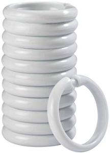 12Pc Whit Shwr Curtain O-Ring SD-ORING-W3L by HomeBasix Best Price