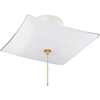 2Lt Semiflush Ceilg Fixtr/Chn F98WH02SW-1264H3L by Boston Harbor