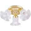 3Lt Pol Brass Celiing Fixture F6BB03-22013L by Boston Harbor