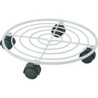 White Flat Planter Dolly 16 Inch GB-3624-3L by Mintcraft