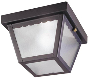 1 Light Impact Black Porch Fixture 6276BK3L by Boston Harbor Best Price