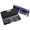 19Pc 1/2Drive Socket Set Sae TS10193L by Mintcraft