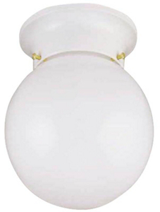 1 Light 6 Inch Opal Ceiling Fixture F3WH01-3375W-3L by Boston Harbor Best Price