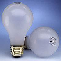 100 Watt Rough Service Incandescent Light Bulb Frosted 100W A19ROUGH 2PK by Sylvania Lighting Best Price