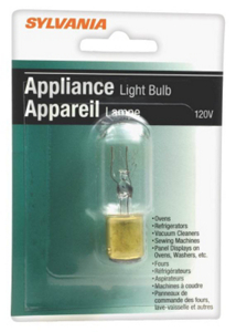 15 Watt Appliance Light Bulbs Clear Incandescent T7 15W/T7/APPLIANCE by Sylvania Lighting Best Price