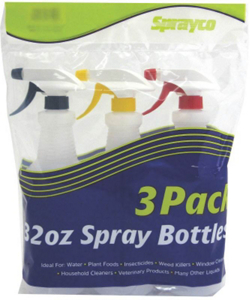 3Pk 32 Ounces Graduatd Spry Bottles 12B-7999 by Sprayco Best Price