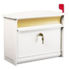 Mailsafe Lockable Security Mailbox White MSK0000W by Solar Group