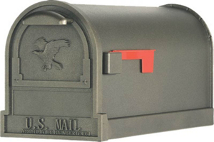Arlington Collection Large T2 Bronze Steel Mailbox AR15T 000 by Solar Group Best Price
