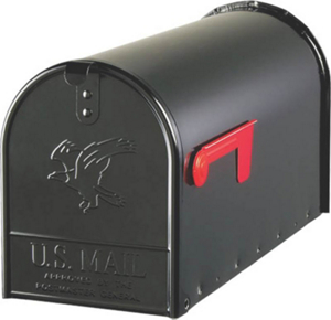 Black Large T2 Rural Mailbox E1600B00 by Solar Group Best Price