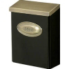 Large Black Wall Mailbox DVKGB000 by Solar Group