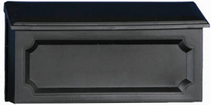 Blk Horiz Poly Mailbox WMH00B04 by Solar Group Best Price