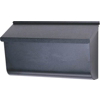 Xl Black Galvanized Wall Mailbox BCRX11112 by Solar Group