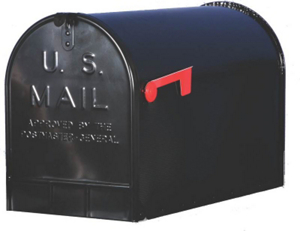 Black T3 Rural Mailbox ST200B00 by Solar Group Best Price