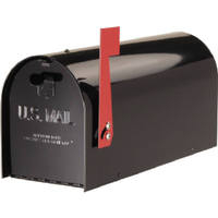 Black 14 Gauge Post Mailbox TB1B0000 by Solar Group Best Price