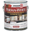 Perma-White White Semi Gloss Bathroom Paint 02761 by Zinsser