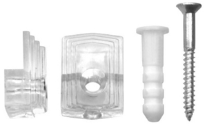 4 Piece 1/8 Inch Metal Mirror Holder 50224 by Impex Systems Group Best Price
