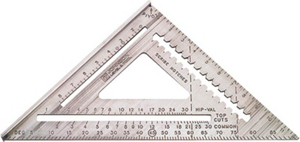 12 Inch Aluminum Plastic Rafter Angle Square RAS-120 by Johnson Level and Tool Best Price