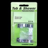 Shower Door Handle Set Chrome Plated 2 Inch M6158 by Prime Line Slide Co