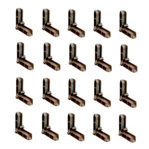 20Pk Tan Scr Corner PL 15756 by Prime Line Slide Co Best Price