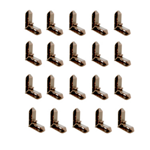 20Pk Tan Scr Corner PL 15759 by Prime Line Slide Co Best Price