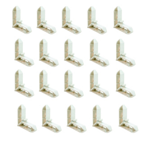 20Pk Wht Scr Corner PL 15766 by Prime Line Slide Co Best Price