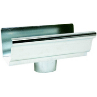 5 Inch Gutter End Pieces With Outlet 29010 by Amerimax