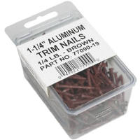 1/4 Pounds 1 1/2 Inch Brown Soffit Nails 7709019 by Amerimax Best Price