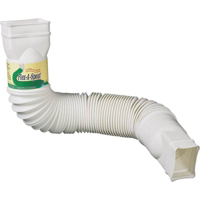 Flex A Spout White Flex A Spout 85010 by Amerimax